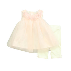 Clasix Beginnings Girls Pink | White Dress size: 6 Months